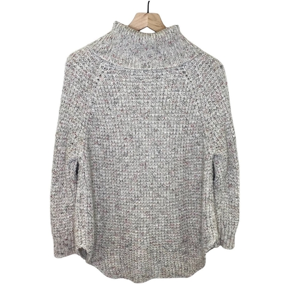 Free People Dylan Tweedy Cowl Neck Chunky Sweater Pullover Size Small - Picture 6 of 9